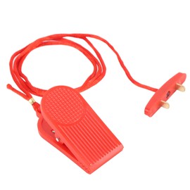 WQAPVHBG Treadmill Magnet Safety Key, Double Insert Treadmill Safety Key Replacement, ABS Treadmill Emergency Stop Key with Clip and Loss Prevention Rope Replacement for JX, ZXCH, ISPO