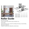 Kuuleyn Roller Guide, 2 Pieces Stainless Steel Barn Door Roller