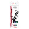 Pentel Brush Sign Pen, Fibre-Tip Pen, Brush-Like Tip, SES15C-12