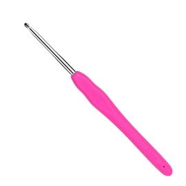 Coopay Crochet Hooks 3.5 mm, Colourful TPR Handle Crochet Hook for Arthritic Hands, Ergonomic Crochet Hooks with Soft Grip and Aluminium Crochet, Crochet Hooks for Arthritic Hands, Crochet Hook 3.5 mm