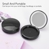Cushion Foundation Case LED Light Round Mirror Compact Internal Case