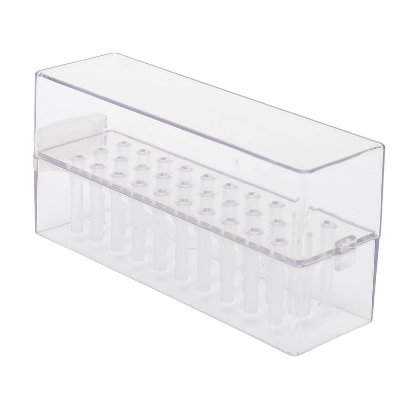 30 Holes Nail Drill Holder, Acrylic Drill Bit Case Stand,