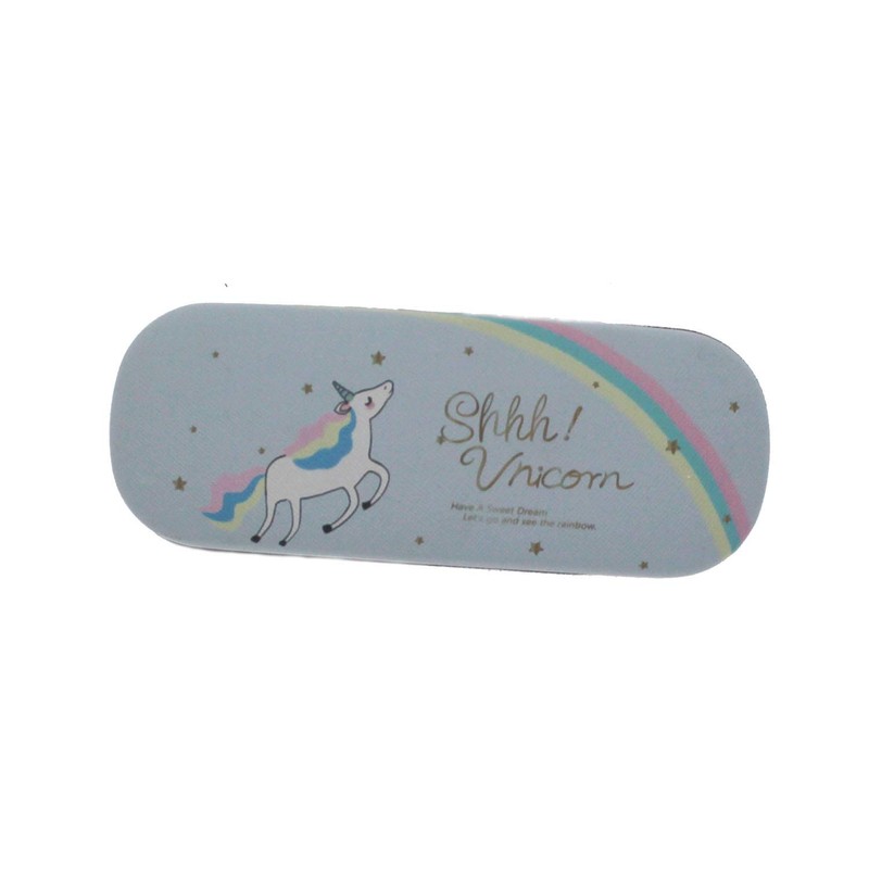 Juego de funda para gafas de unicornio con paño de