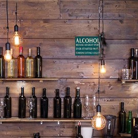 Bang Tidy Clothing Metal Bar Signs Tin Plaque Vintage Style - Ideal Accessories for Home Bar Pub Shed Man Cave Gift - 3 Sizes No Great Story Words 1