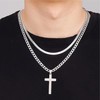Father's Day Gifts Cross Necklace for Men Dad Gifts for