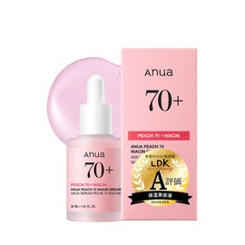 ANUA (アヌア) Peach 70 Niacin Serum, 1 fl oz (30 ml), Skin Serum, Hydrating Skin, Glowing Skin, Pore and Keratin Care, Moisture and Hydration, Dry Skin, Combination Skin Skin Care [Official and Genuine