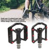 3 Bearings Pedale, 2Pcs Quick Release Carbon Fiber Bicycle Pedal