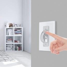 2Pcs Clear Wall Switch Guard, Light Switch Guard Cover Switch Board and Socket Cover Light Switch Baffle,Protection Protect Lights or Circuits,Wall Switches,Switches and Dimmers