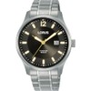 LORUS Men's Analogue Quartz Watch with Titanium Strap, Silver/Blue, Silver/black,