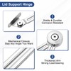 sourcing map 2Pcs Lid Support Hinge, 200N Adjustable Hinge Damper
