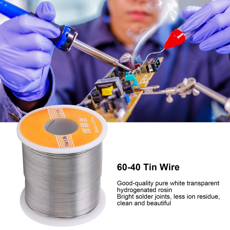 Tin Wire 60‑40 1.8% Rosin Core Soldering Welding Tools Electrical
