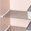 Expandable Closet Storage Rack 25‑40cm Adjustable 24cm Wide Stainless Steel