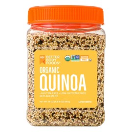 BetterBody Foods BetterBody Foods Organic Quinoa, Vegan, Gluten Free, Low Glycemic Rice Replacement, 24 ounce