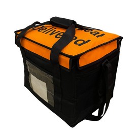 Heavy Duty Hot Food Takeaway Delivery Bag for Kebab Indian Chinese Pizza Burger Size 14x11x11Inch