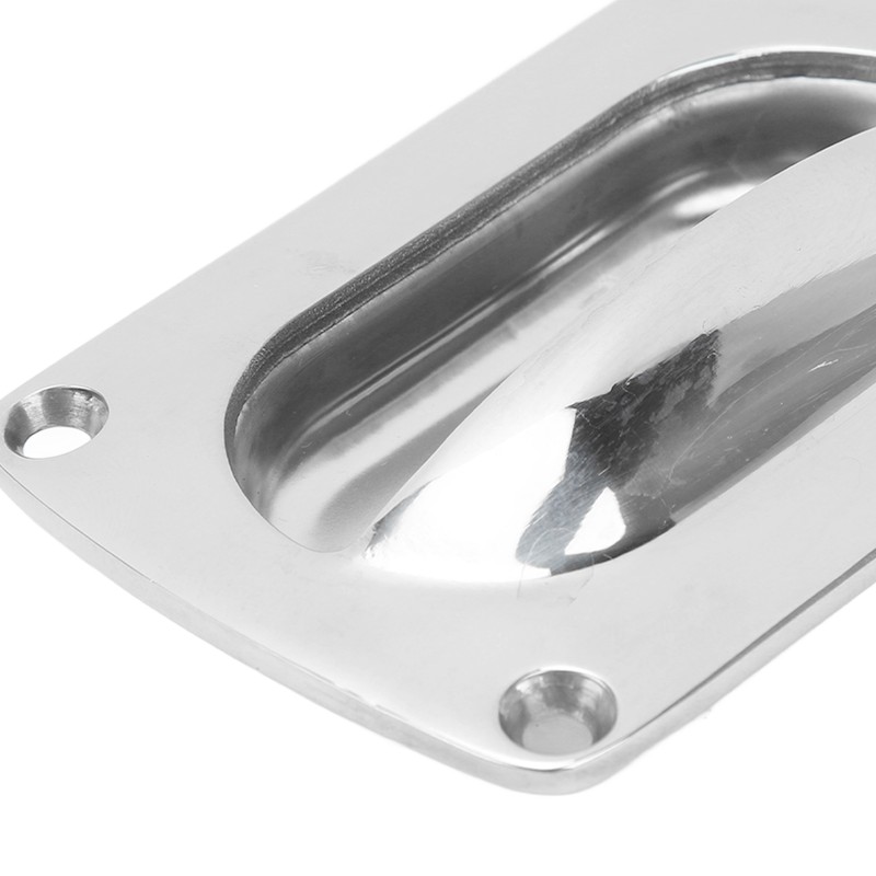 Flush Pull Handle Marine Grade Stainless Steel Mirror Polishing Recessed