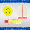 Round spirit level set, 5 pieces, with diameter 25 mm