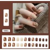 ncip09 False Nail Tip, Short Nail, Nail Tip, Cute, Plain,