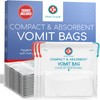 Medi Grade Absorbent Vomit Bags Disposable for Adults and Kids,