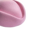 YING LAN Wool Cap Stewardess Pillbox Hat Teardrop Fascinator Base