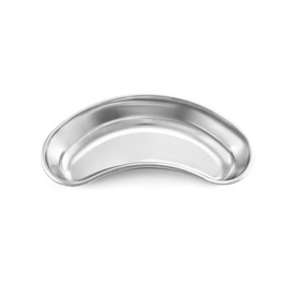 QWORK 1Pcs 10" Stainless Steel Kidney Tray, Kidney Shaped Emesis Basin, Dental Lab Instruments Surgical Trays, Reusable Metal Kidney Dish,for Soiled Dressings, Medic Waster