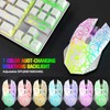 Wireless Gaming Keyboard and Mouse Combo with 87 Key Rainbow