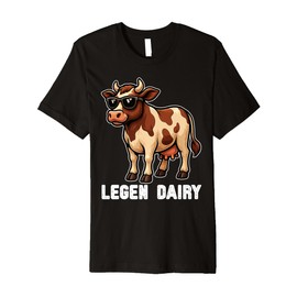 Legendairy Funny Cow Lover Graphic Premium T-Shirt