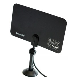 Trisonic Universal Digital Indoor TV Antenna HDTV DTV Box Ready HD VHF UHF Flat Design
