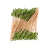 CLSSLVVBN 100pack/lot Durable Toothpicks for Appetizers and Fruit Skewers Wide