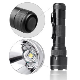 BESTSUN WF-502B Single Mode 1200 Lumens LED Flashlights, Ultra Bright L2 LED Tactical Flashlight, Waterproof Portable Small Handheld Flashlights for Camping Outdoors Walking Hunting, 2 Pack