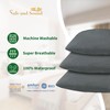 Safe and Sound Zipper Waterproof Pillow Protector, Viscose Standard Size