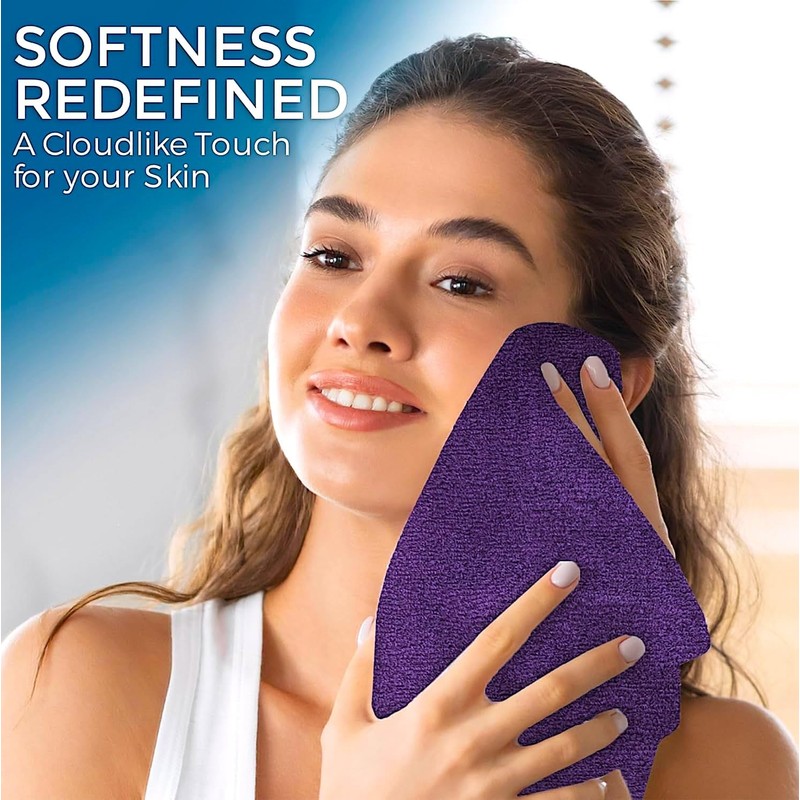 Towelogy® Luxury Flannel Face Cloth | Ultra Soft 100% Cotton