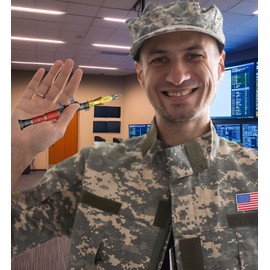 Planet Pens RPG Rocket Grenade Novelty Pen - Cute Funny Pens for Kids, Teens and Adults, Fun Cool Ball Point Pen for School Writing and Unique Office Supplies