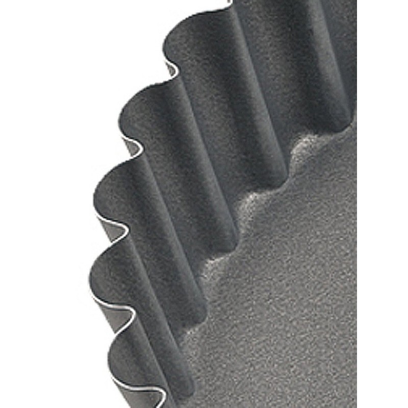 Tiger Crown 5272 Tart Shape, Gray, 8.8 x 1.7 inches