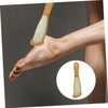 minkissy Glass Foot File Moisturize Electrical Fake Plants Polishing Foot