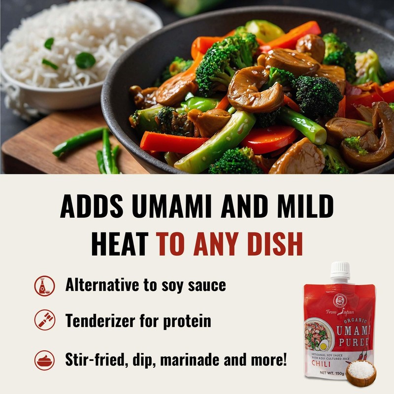 Muso From Japan - Organic Umami Chili Puree, Japanese Flavor