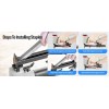 meite 21GA 1/2" Crown 1/4" - 5/8" Pneumatic Upholstery Stapler