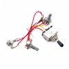 Levemolo Electric Guitar Wiring Harness Kit with Toggle Switches Volume
