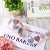 Whaline 1000Pcs Boho Heart Thank You Stickers Roll Thank You