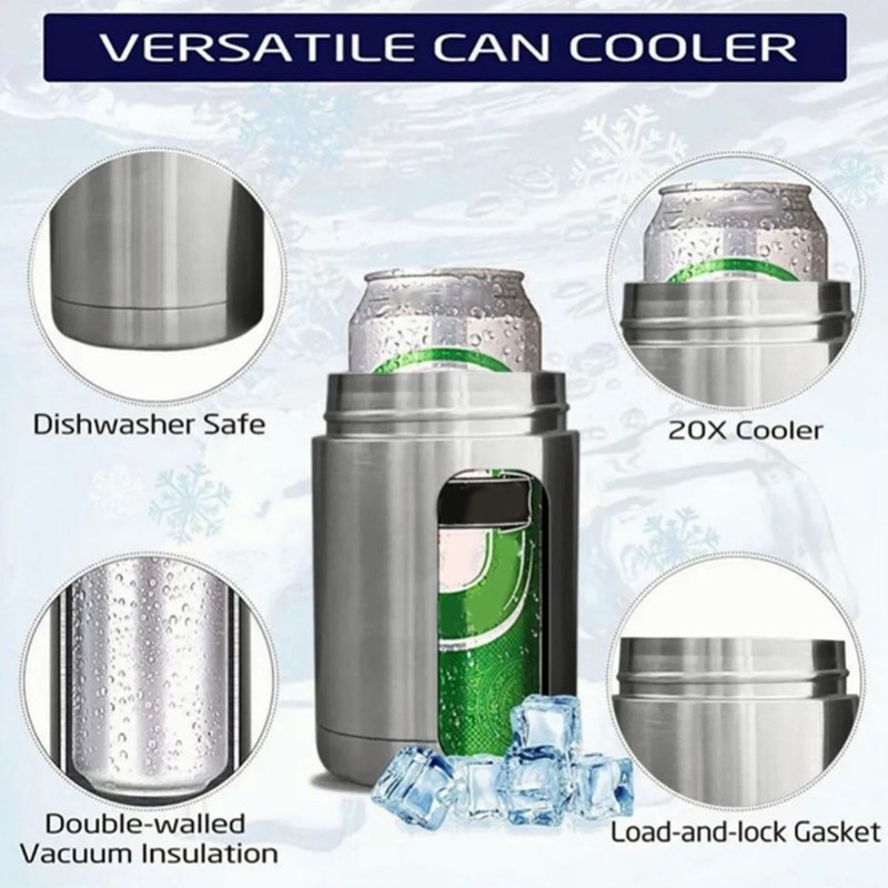 12oz Stainless Steel Water Bottle Insulated Cup Mug With Double