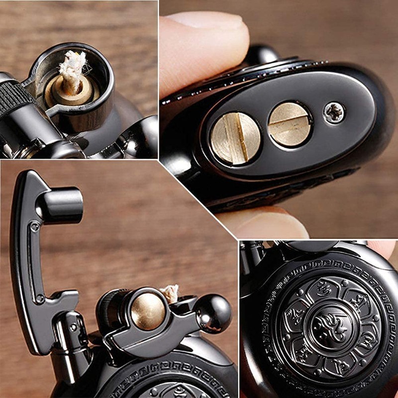 REDBANK Pressure-Relief Lighter - Vintage Antique Windproof Trench Lighter, Unique