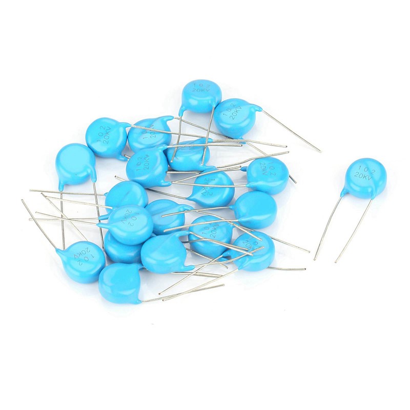 20pcs 20KV 1nF 0.001uF 1000pF 102 High Voltage Ceramic Capacitor
