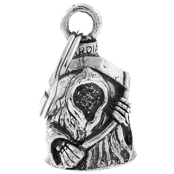 Hot Leathers BEA1029 Silver Grim Reaper Guardian Bell