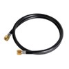 MCAMPAS Propane Hose Extension, 3/8 Inch RV Quick Connect, Gas