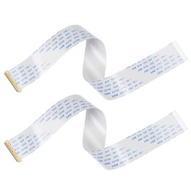 uxcell FFC FPC Cable 0.5mm Pitch 40 Pin 250mm Flexible Flat Ribbon Cable for LCD Screen B Type 2pcs