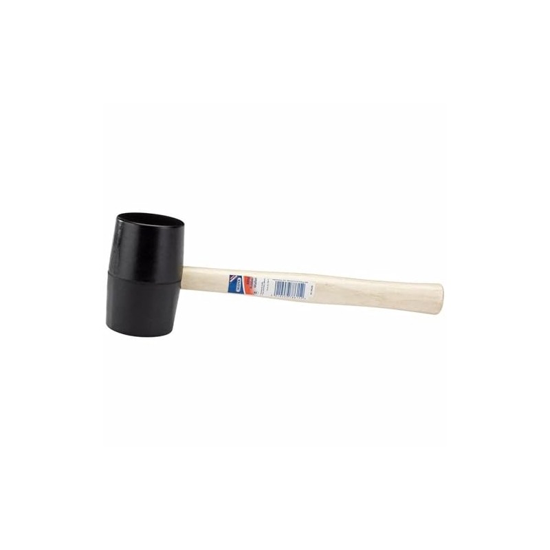 Draper 78615 Rubber Mallet with Hardwood Shaft, 800g,Blue