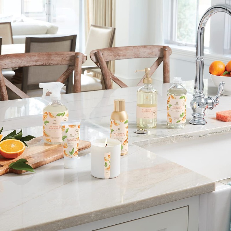 Thymes Mandarin Coriander Dishwashing Liquid - Oz. Natural Body Hand