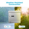 SereneLife Modern Large Capacity Mailbox | Lockable Wall Mount Mail