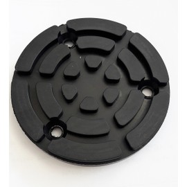 Kora Rubber Plate Lifting Platform Trolley Jack Diameter: 120 mm 3 Holes (TP120ZM)