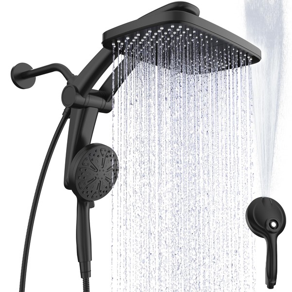 Rain Shower Head with Handheld High Pressure rainfall Shower Heads