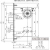 MIWA-LA Case Only Backset (BS): 2.5 inches (64 mm); Door
